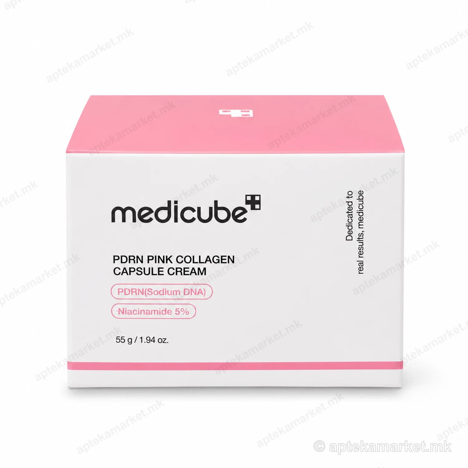 Medicube PDRN Pink Collagen Capsule Cream пакување